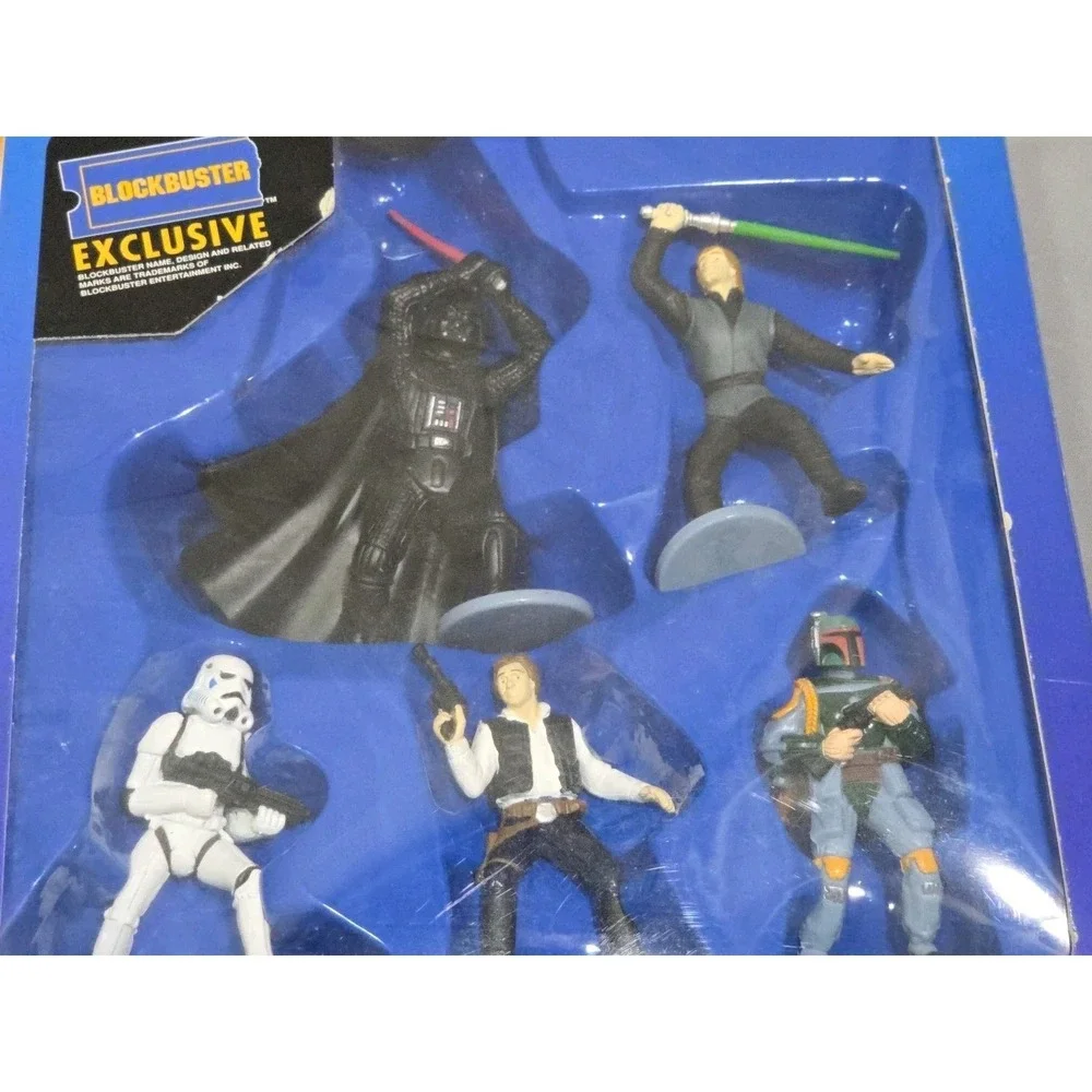 Vtg 1997 BLOCKBUSTER EXCLUSIVE Star Wars Figurine Collection‎ Applause Toys Ltd